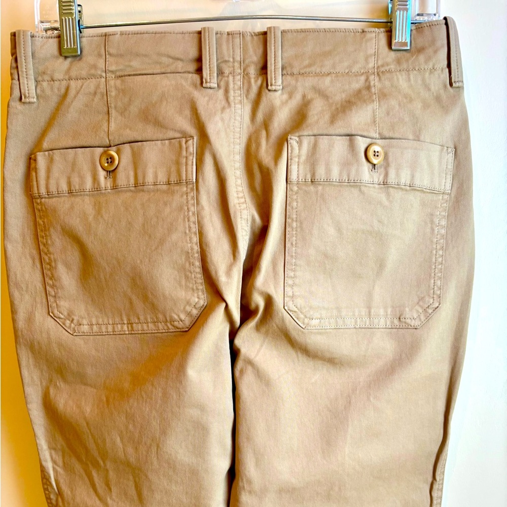 NWT Banana Republic Mid-Rise Slim Cargo Cotton Pant in Khaki Tan Size 6 copy - Picture 11 of 11